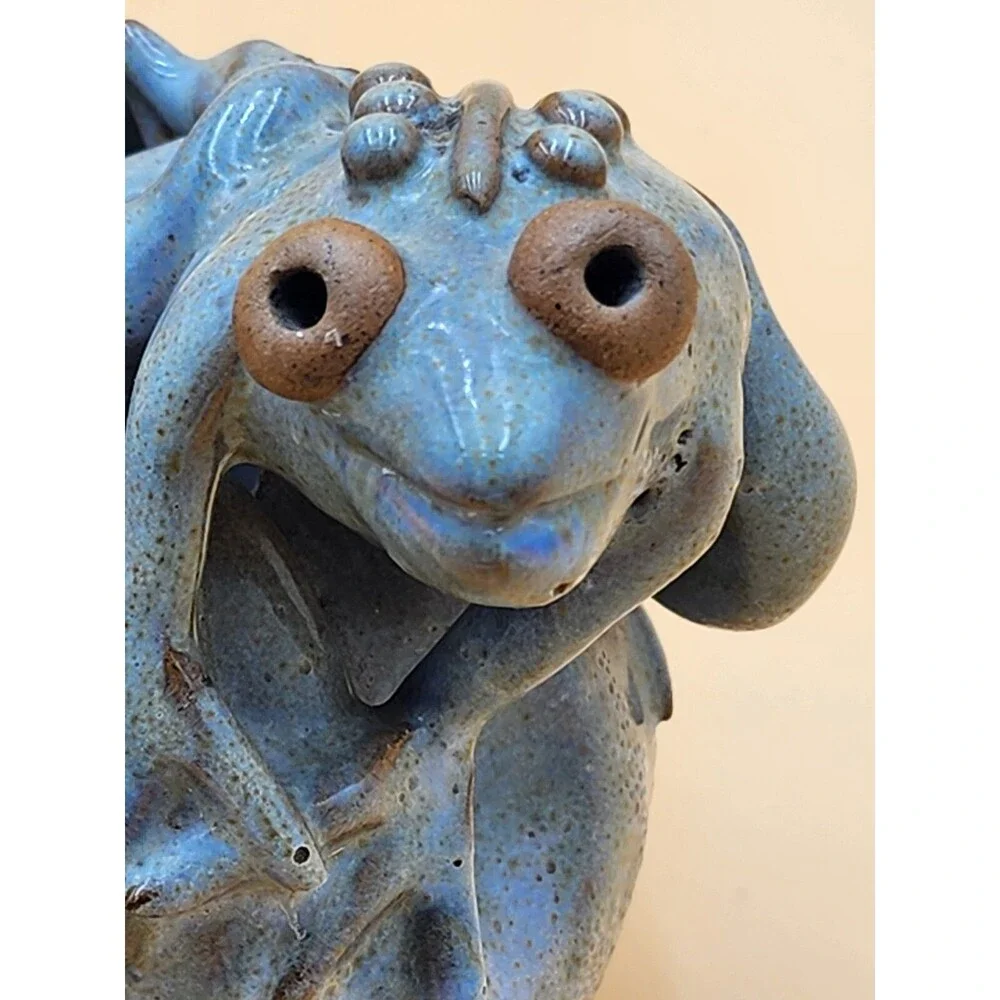 RARE ~ Steve Vasiliou Studio Art  Pottery  ~ Frog